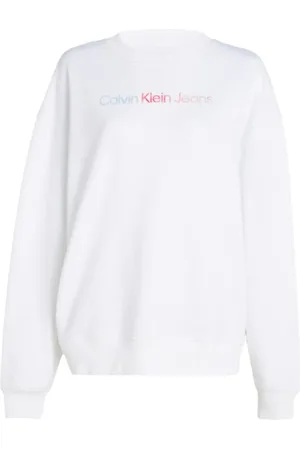 Calvin Klein Sweatshirts, female, , Size: S Diffused Graphic Crewneck