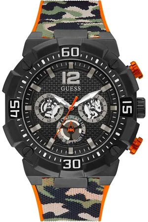 Guess Watches, male, , Size: ONE SIZE Multifunction Navigator Watch