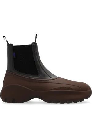 Burberry Chelsea Boots, male, , Size: 8 1/2 US Panelled Ankle Boots