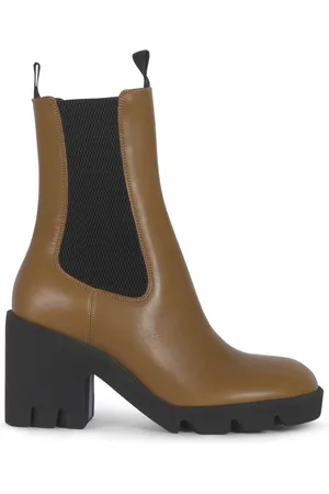 Burberry Heeled Boots, female, , Size: 8 US Premium Chelsea Boots