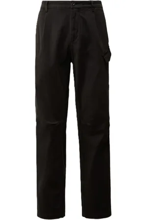 C.P. Company Straight Trousers, male, , Size: L Loose Fit Stretch Chino