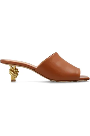 Bottega Veneta Heeled Mules, female, , Size: 10 US Knot Mules