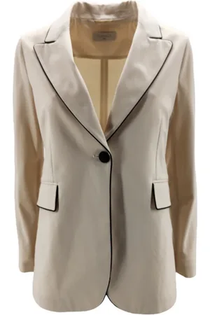 Circolo Blazers, female, , Size: XS Giacca Monopetto Sfoderata Tasche Con Patta Profilata Blazer