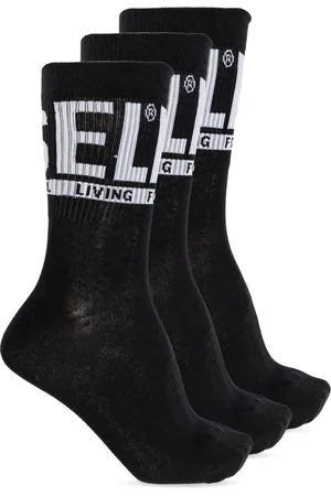 Diesel Socks, male, , Size: M Three-pack socks