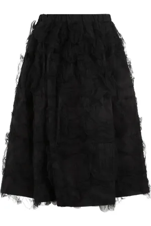 Comme des Garçons Midi Skirts, female, , Size: M Textured Midi Skirt