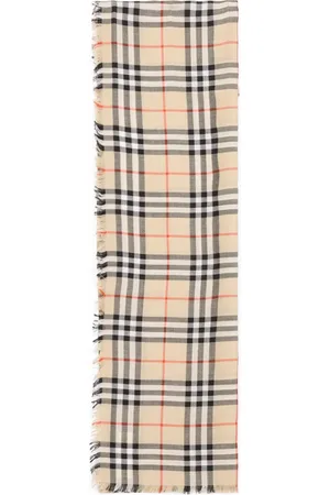 Burberry Scarves, female, , Size: ONE SIZE Elegant Nude & Neutrals Scarf