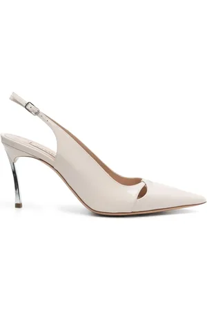 Casadei Pumps, female, , Size: 6 US Slingback Sculpted Heel Shoes