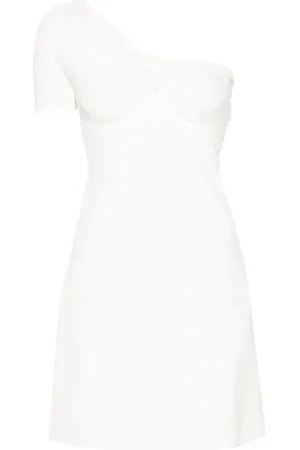 Courrèges Party Dresses, female, , Size: L One-Shoulder A-Line Mini Dress