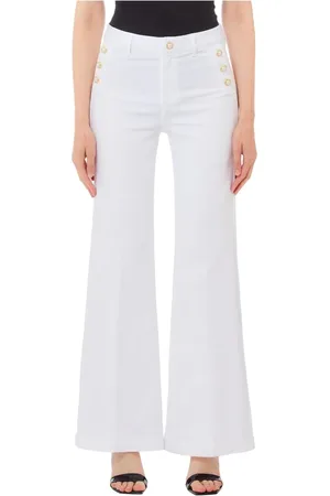 Liu Jo Flared Jeans, female, , Size: W27 Wide Leg Buttoned Women