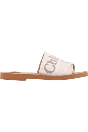 Chloé Sliders, female, , Size: 6 US Linen Ankle Boots
