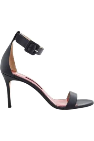 Carolina Herrera High Heel Sandals, female, , Size: 9 US Leather Heeled Sandal