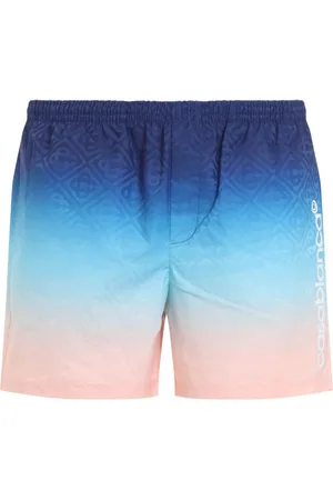 Casablanca Beachwear, male, , Size: S Blue Bermuda Shorts