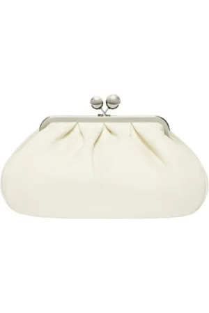 Max Mara Clutches, female, , Size: ONE SIZE Cream Pasticcino Bag Medium Clutch