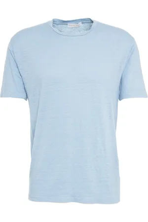 Daniele Fiesoli T-Shirts, male, , Size: XL Linen Crew Neck T-Shirt