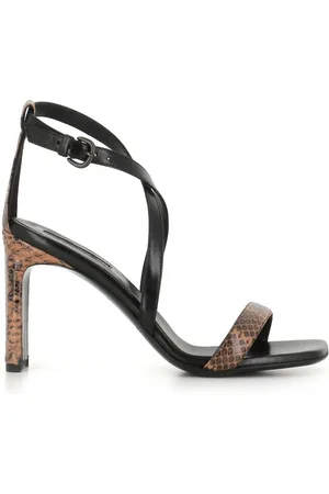 SARTORE High Heel Sandals, female, , Size: 9 US Leather Sandals with Buckle