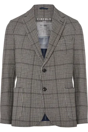 Circolo Blazers, male, , Size: M Checkered Jacket Americana Style