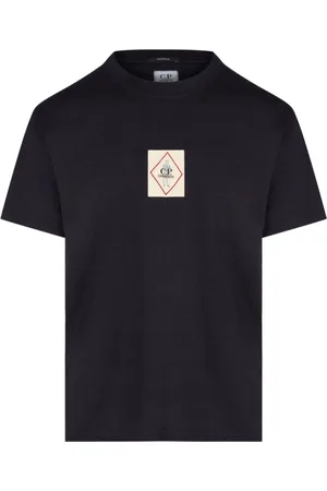 C.P. Company T-Shirts, male, , Size: L Patch Logo Polo Shirt