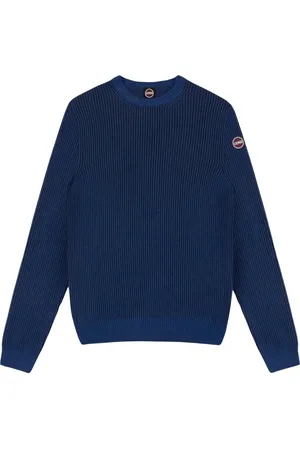 Colmar Round-neck Knitwear, male, , Size: S Wool Blend Sweater