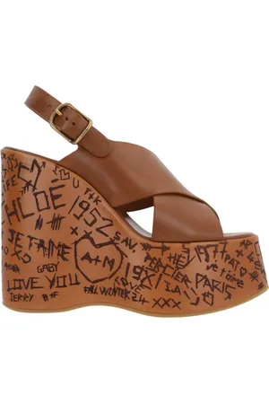 Chloé Wedges, female, , Size: 7 US Maxime Wedge Sandals