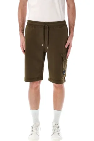 C.P. Company Casual Shorts, male, , Size: XL Fleece Lens Shorts