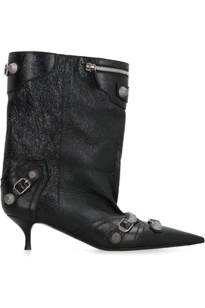 Balenciaga Heeled Boots, female, , Size: 7 US Ankle Boots with Metal Studs