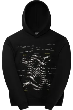 Daily paper Hoodies, male, , Size: M Rewind Hoodie with Glow Prints