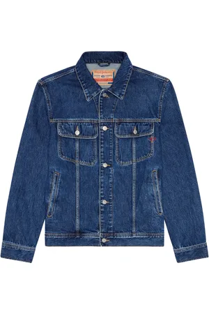 Diesel Denim Jackets, male, , Size: M D-Barcy Regular Trucker Jacket