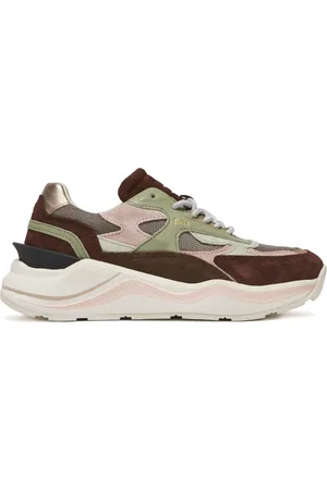D.A.T.E. Sneakers, female, , Size: 6 US Running Sneakers with Suede Inserts