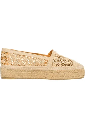 Castaner Espadrilles, female, , Size: 6 US Flat Crocheted Espadrilles