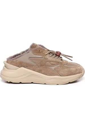 D.A.T.E. Mules, female, , Size: 11 US Mesh and Suede Sneakers