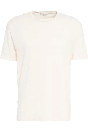 Daniele Fiesoli T-Shirts, male, , Size: XL Rose Linen T-Shirt Crew Neck Short Sleeves