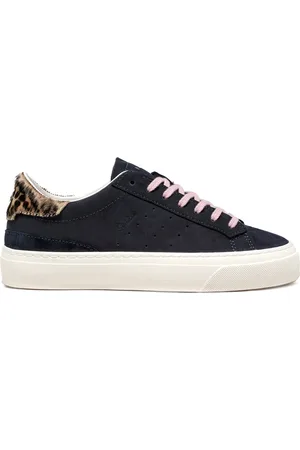 D.A.T.E. Sneakers, female, , Size: 6 US Low Sneaker in Blueubuck Leather