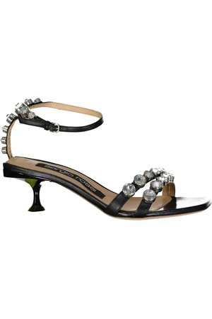 Sergio Rossi High Heel Sandals, female, , Size: 5 US Crystal Sandals for Women