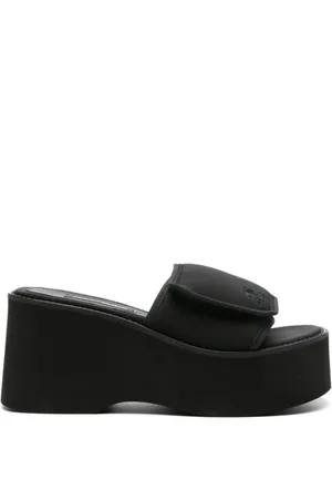 Courrèges Wedges, female, , Size: 9 US Scuba Wave Slip-On Sandals