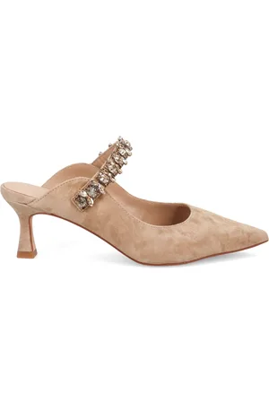 Alma en Pena Heeled Mules, female, , Size: 8 US Rhinestone Mules for Special Occasions