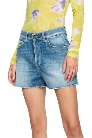 Dondup Denim Shorts, female, , Size: W27 Light Denim Shorts
