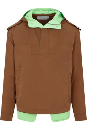 Dior Rain Jackets, male, , Size: M Hooded Anorak