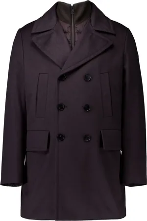Duno Double-Breasted Coats, male, , Size: M Sargas Prato Mantel