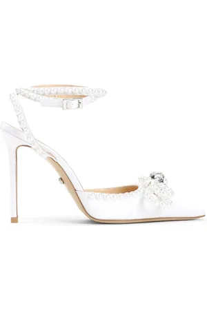Mach & Mach Pumps, female, , Size: 6 US Double Bow Pearl Pumps