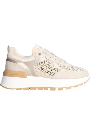 Liu Jo Sneakers, female, , Size: 11 US Suede Sneakers with Velvet Monogram