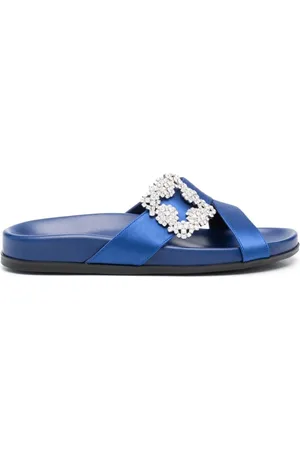 Manolo Blahnik Sliders, female, , Size: 6 US Flat Sandals