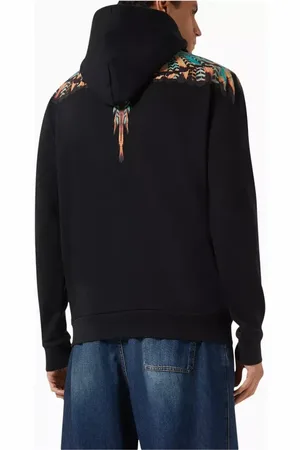 MARCELO BURLON Hoodies, male, , Size: XL Grizzly Wings Regular Hoodie