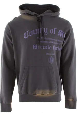 MARCELO BURLON Hoodies, male, , Size: XL County Degree Sweater