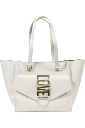Moschino Tote Bags, female, , Size: ONE SIZE Zip Closure Tote Bag