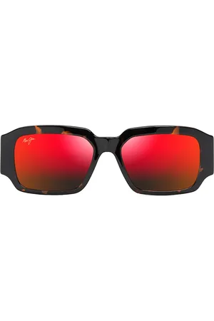 Maui Jim Sunglasses, female, , Size: ONE SIZE Hawaii Lava Kupale Shiny Sunglasses