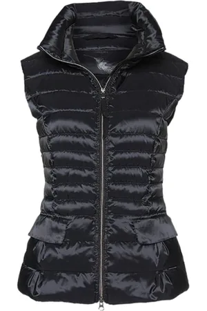 Marc Cain Vests, female, , Size: S Down-Filled Hooded Vest