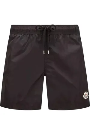 Moncler Beachwear, male, , Size: XL Archive Logo Swimshorts