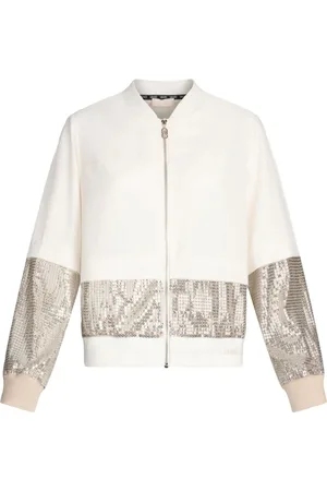 Liu Jo Bomber Jackets, female, , Size: L Gray Jacket