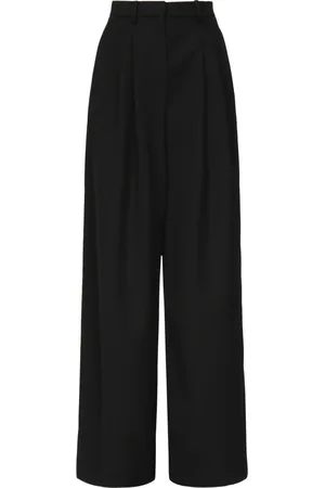 MAGDA BUTRYM Wide Trousers, female, , Size: 2XS Wide Wool Trousers