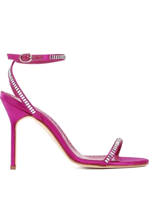 Manolo Blahnik High Heel Sandals, female, , Size: 9 1/2 US Crinastra Sandal 105